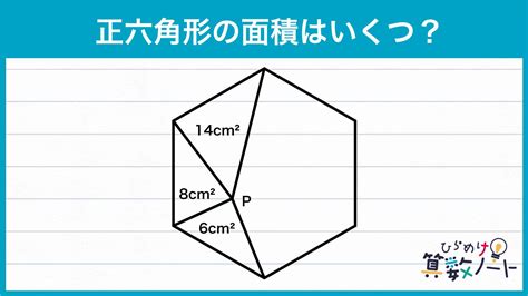 六角形面積|正六角形の面積を計算する